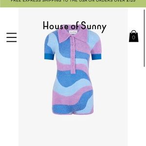 House of Sunny/Urban Outfitters Good Vibrations Romper or Bodysuit